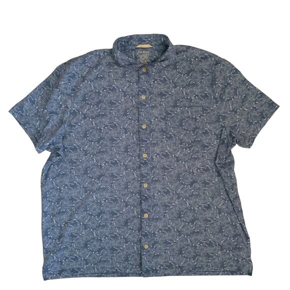 L.L. Bean Lot Of 3 Men's Size XL Reg Traditional Fit Hawaiian Short Sleeve Shirt - Picture 10 of 16